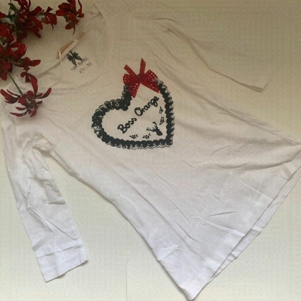 🌺BOSS Orange Long Sleeve Cotton Top🌺
